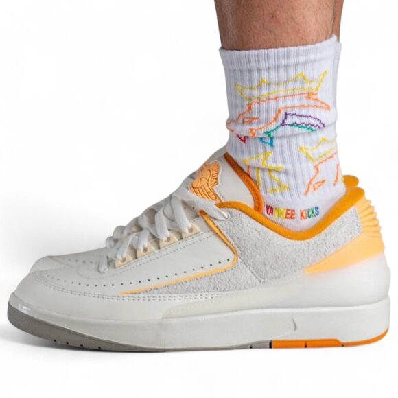 Nike Air Jordan 2 Retro Low 'Craft' Sail Melon Tint Sneaker Mens 18 DV9956-118 - Picture 1 of 15